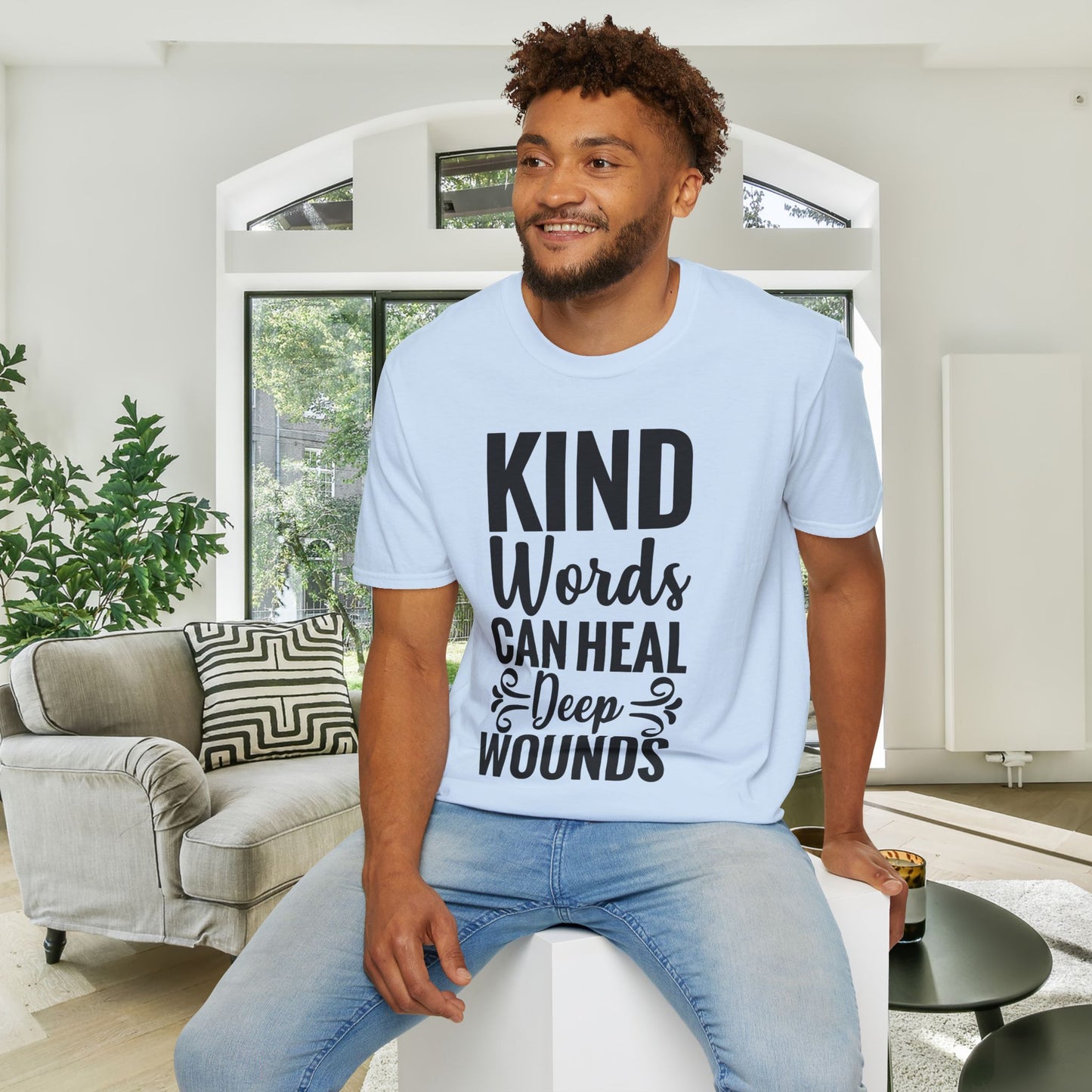 Kind Words Can Heal Deep Wounds Adult T-shirt