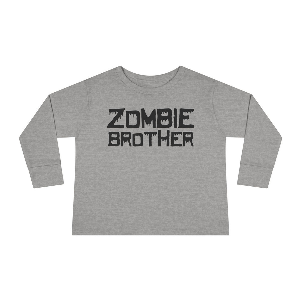 ""Zombie Brother Toddler Long Sleeve Tee