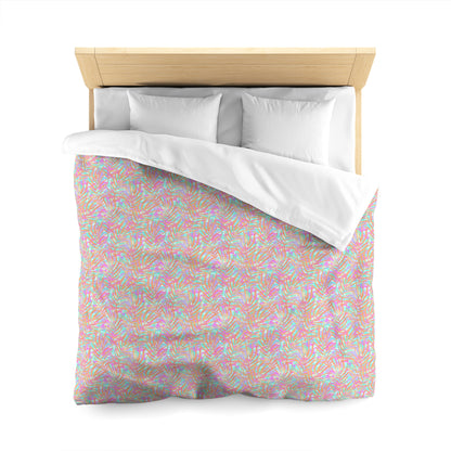 Tropical Sunset Palms Microfiber Duvet Cover