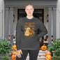 Just Waiting For Halloween Adult Long Sleeve Tee