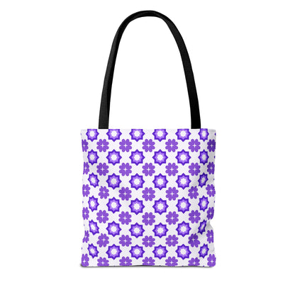 Purple Prism Garden Canvas Tote Bag