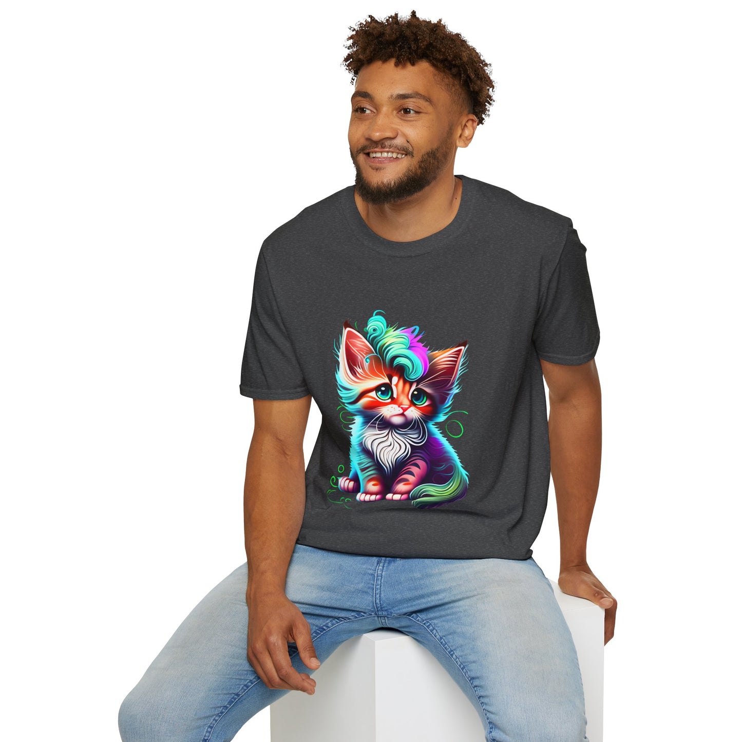 Cute Colorful Kitten 2 T-shirt