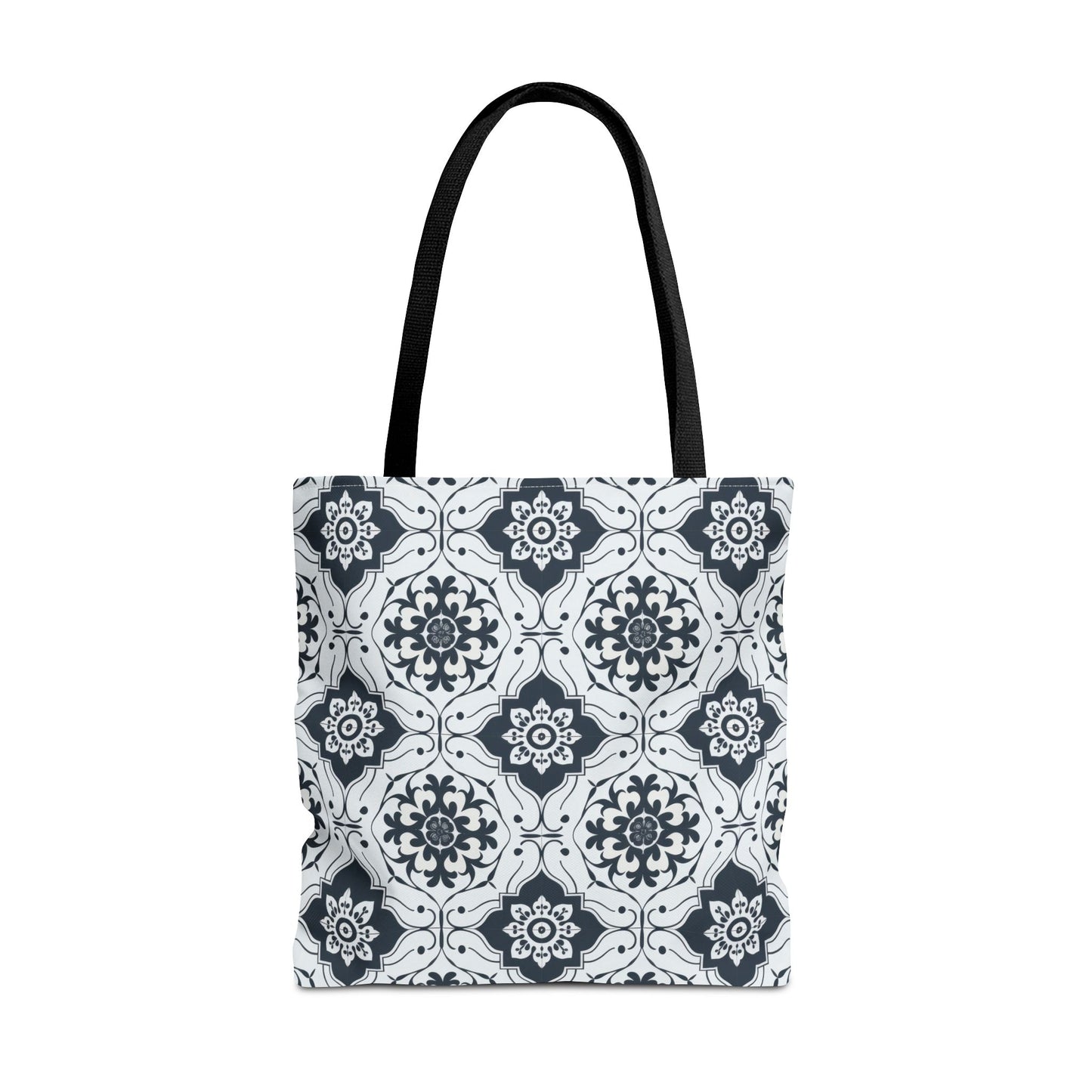Lisbon Noir Canvas Tote Bag