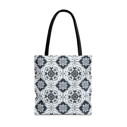 Lisbon Noir Canvas Tote Bag