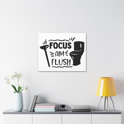 Focus Aim Flush Canvas Horizontal Wraps w/o Frame