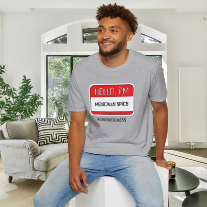 Hello, I'm Medically Spicy Adult T-shirt