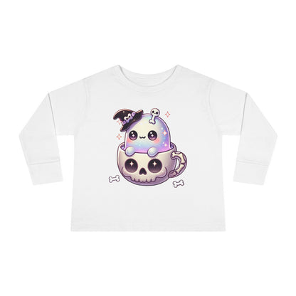Skully Sip Toddler Long Sleeve Tee