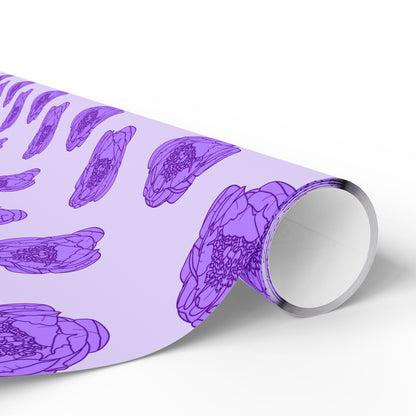 Lilac Mist Peonies Wrapping Paper