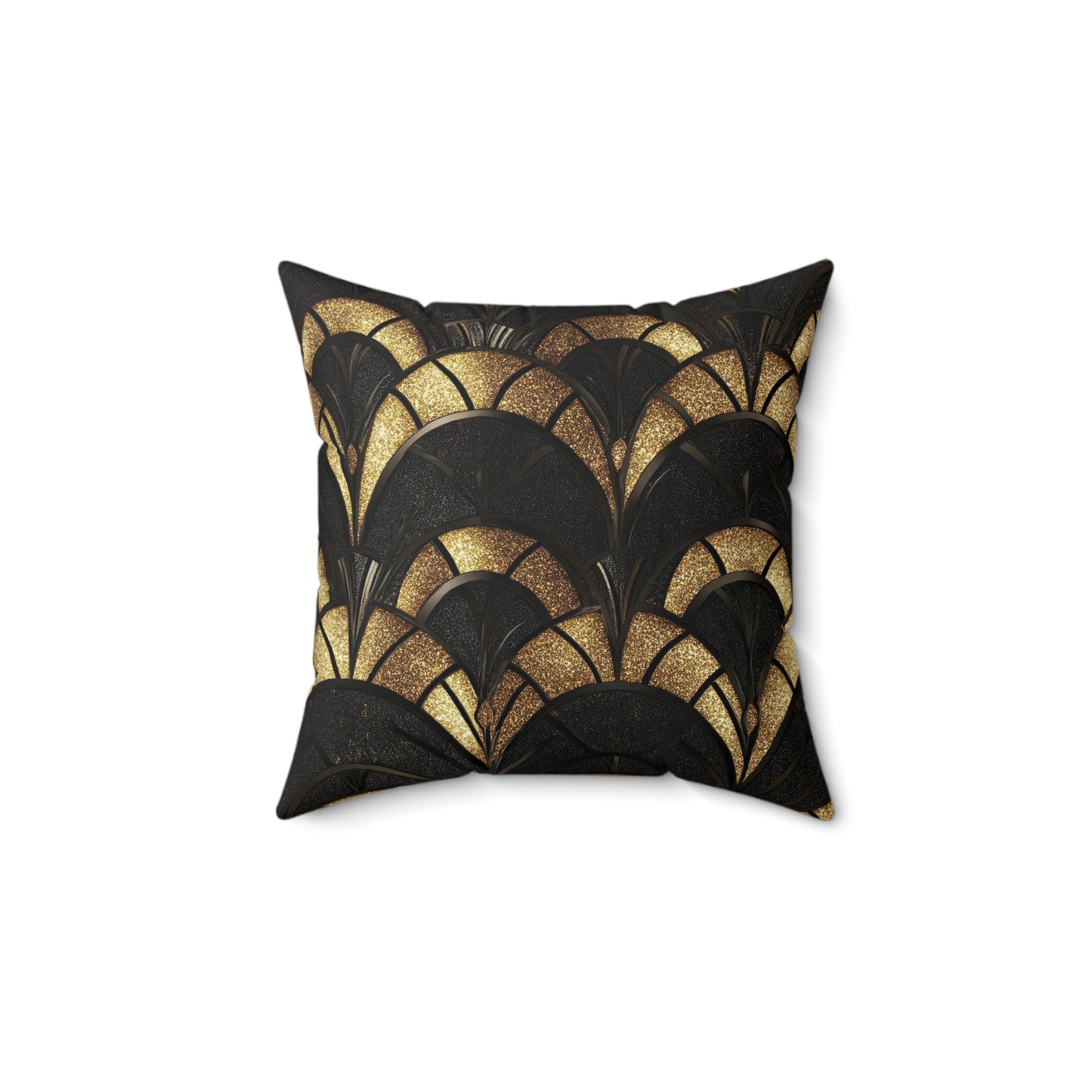 Gilded Elegance Throw Pillow
