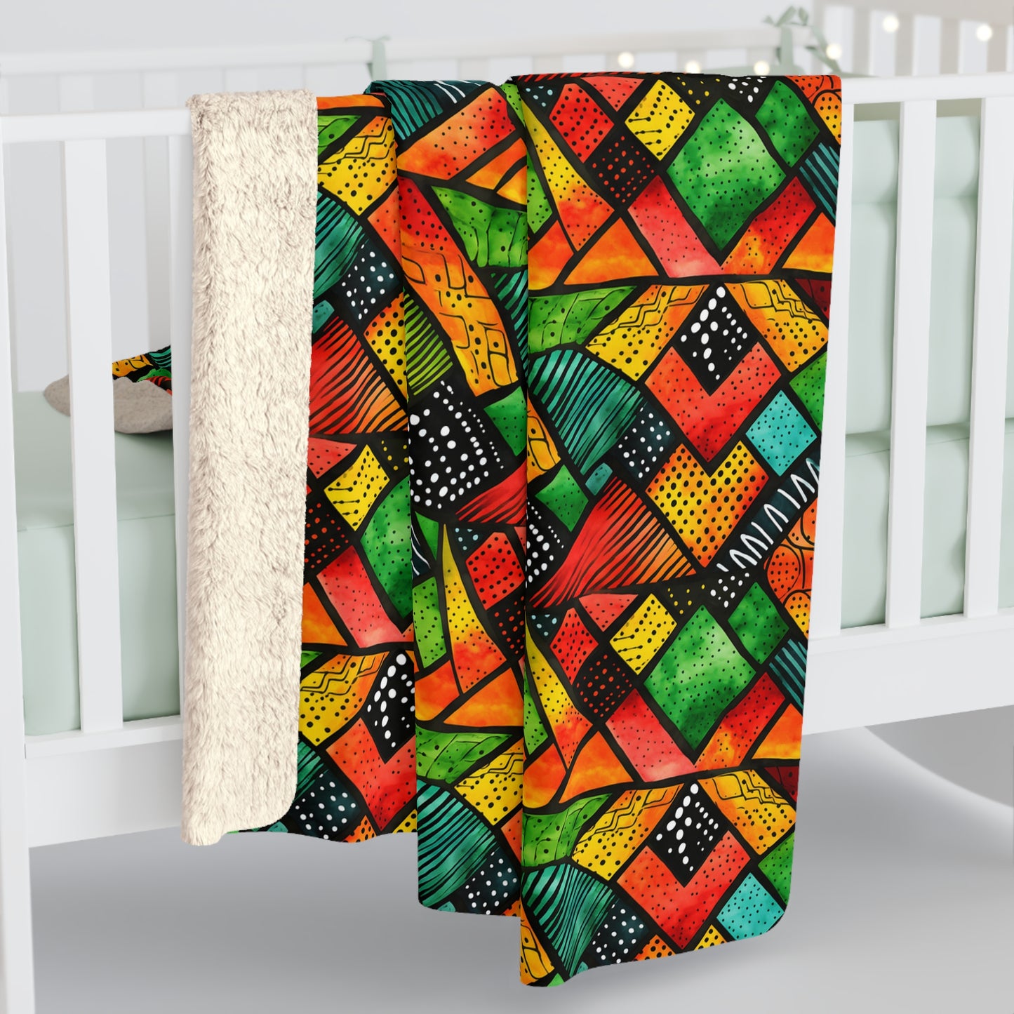 Unity Glow Sherpa Fleece Blanket