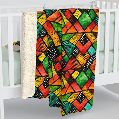 Unity Glow Sherpa Fleece Blanket