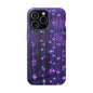 Purple Raindrops MagSafe® Compatible Tough Case for iPhone