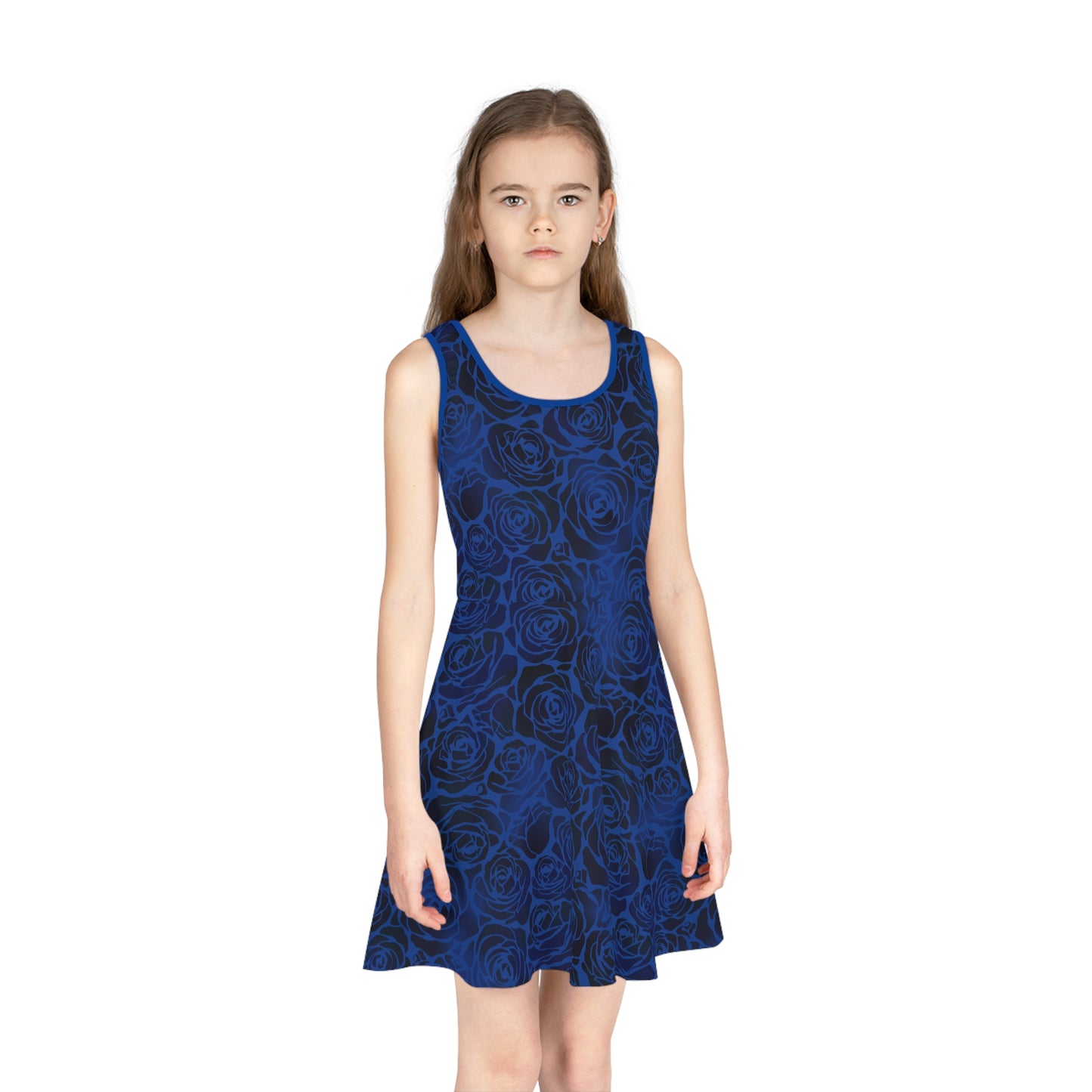 Nocturne Roses Girls' Sleeveless Sundress