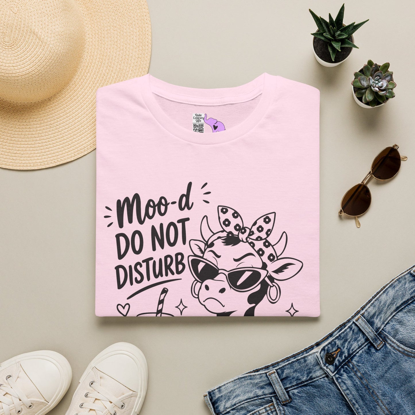 Moo-d: Do Not Disturb Given Adult T-shirt