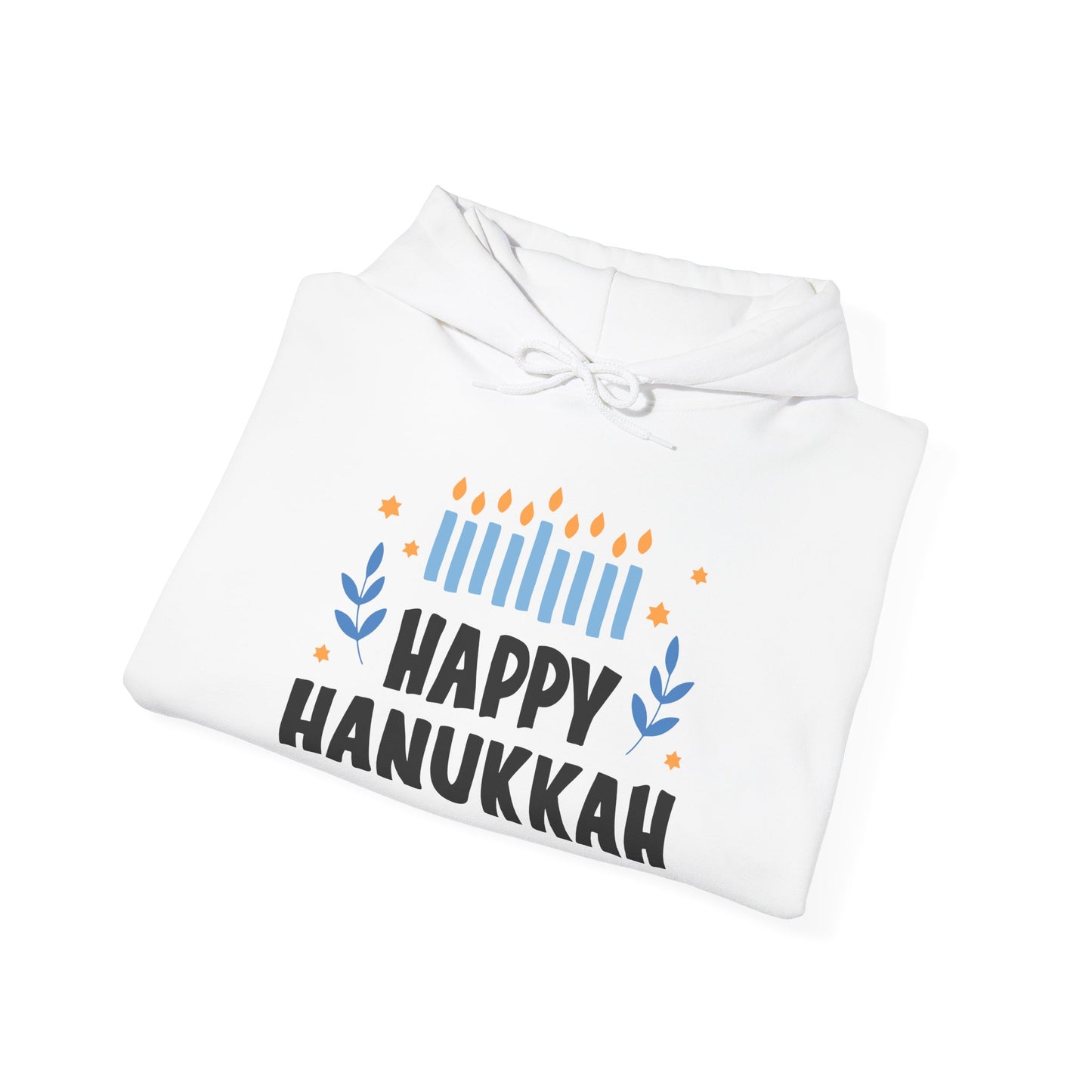 Happy Hanukkah 5 Heavy Blend™ Hooded Sweatshirt