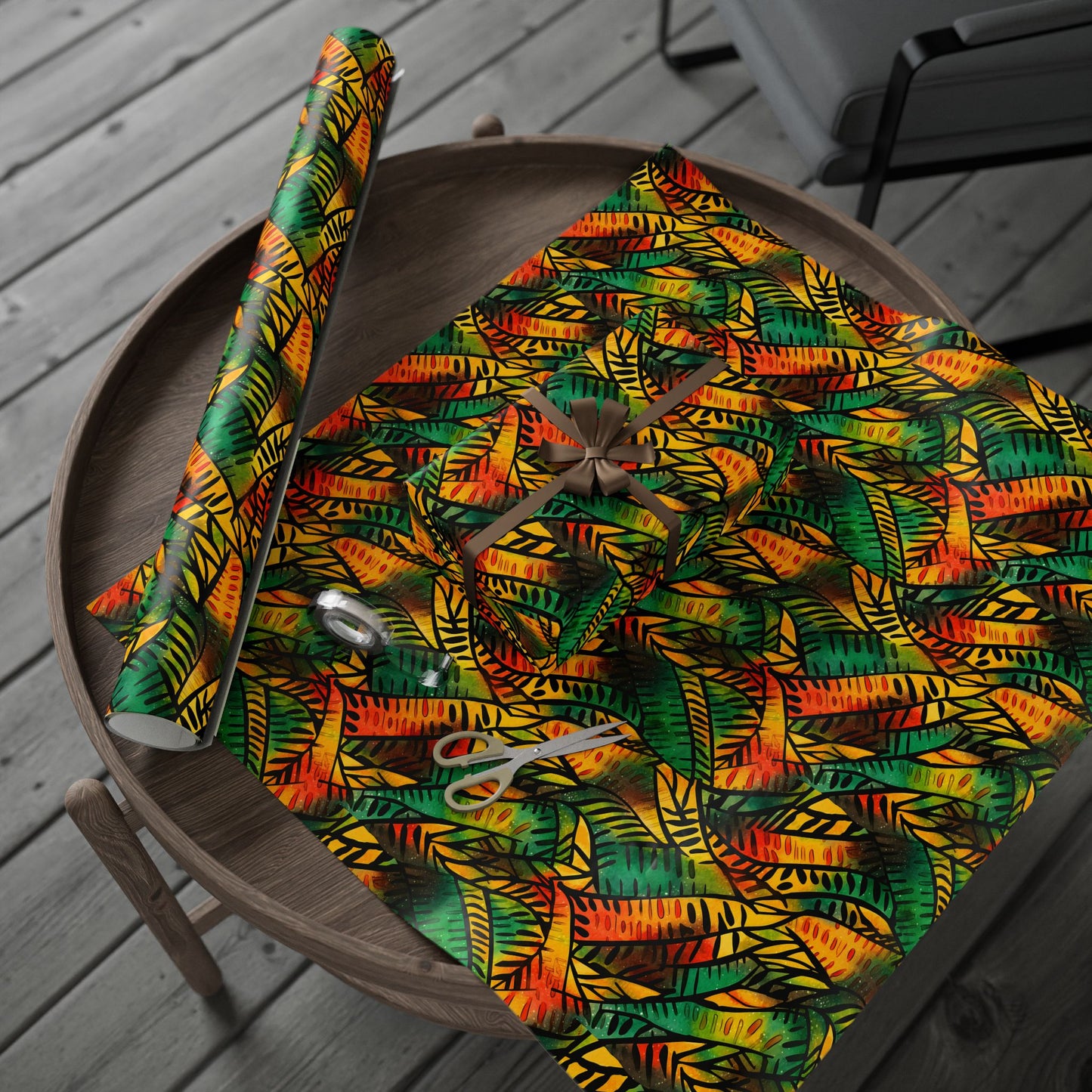 Kuumba Spark Kwanzaa Wrapping Paper