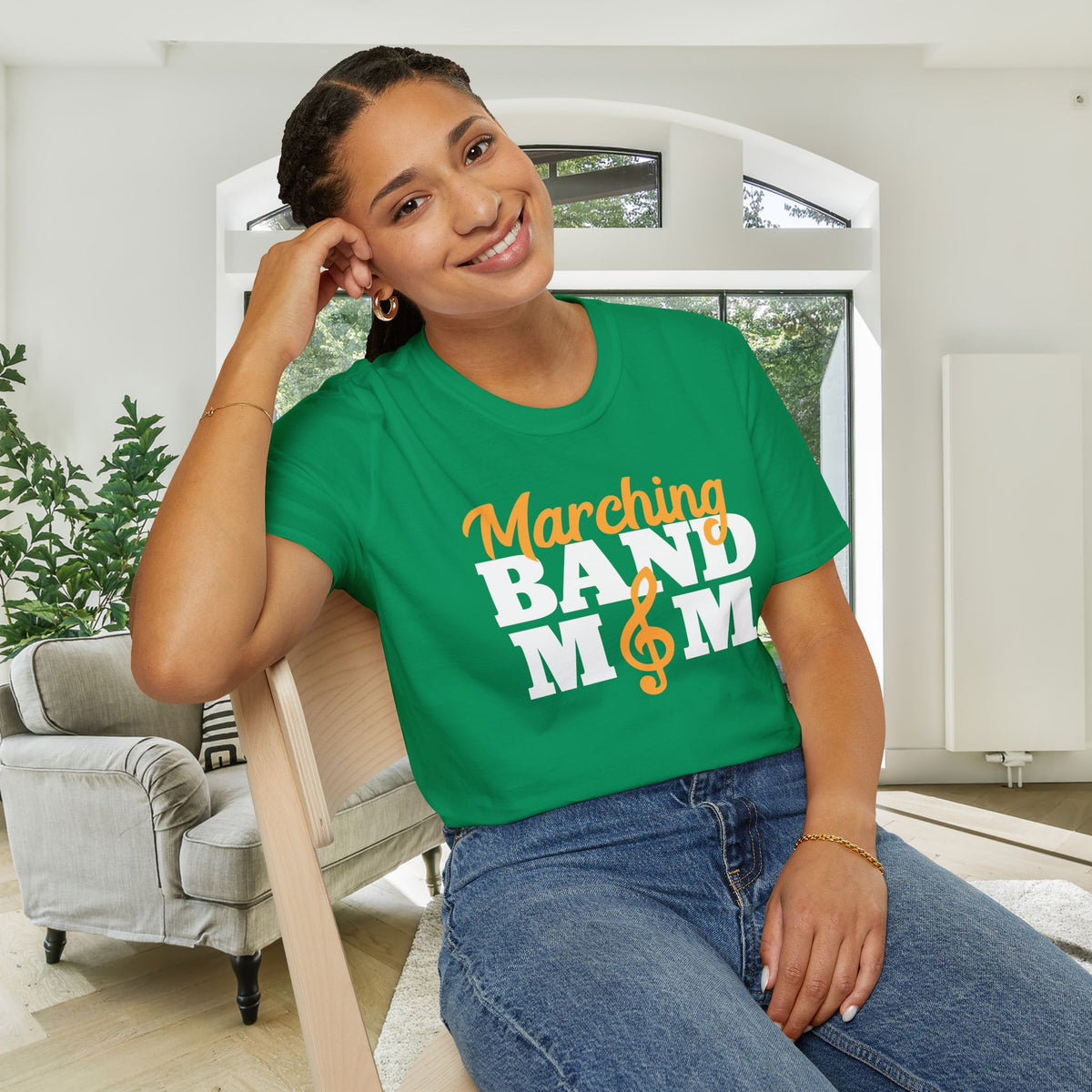 Marching Band Mom Adult T-shirt