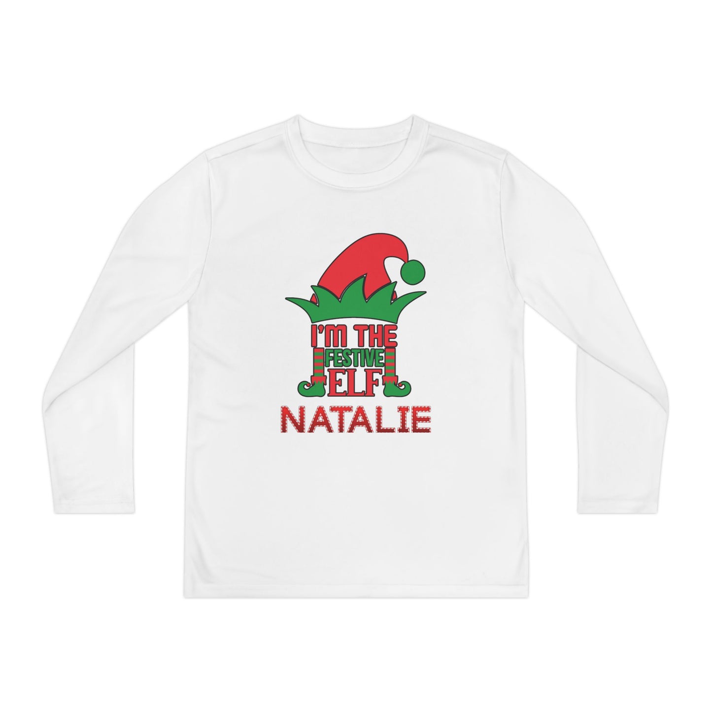 I'm The Festive Elf Youth Long Sleeve Tee