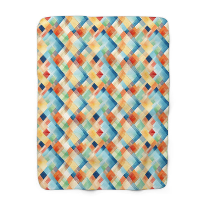 Rustic Radiance Sherpa Fleece Blanket