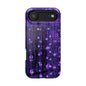 Purple Raindrops MagSafe® Compatible Tough Case for iPhone