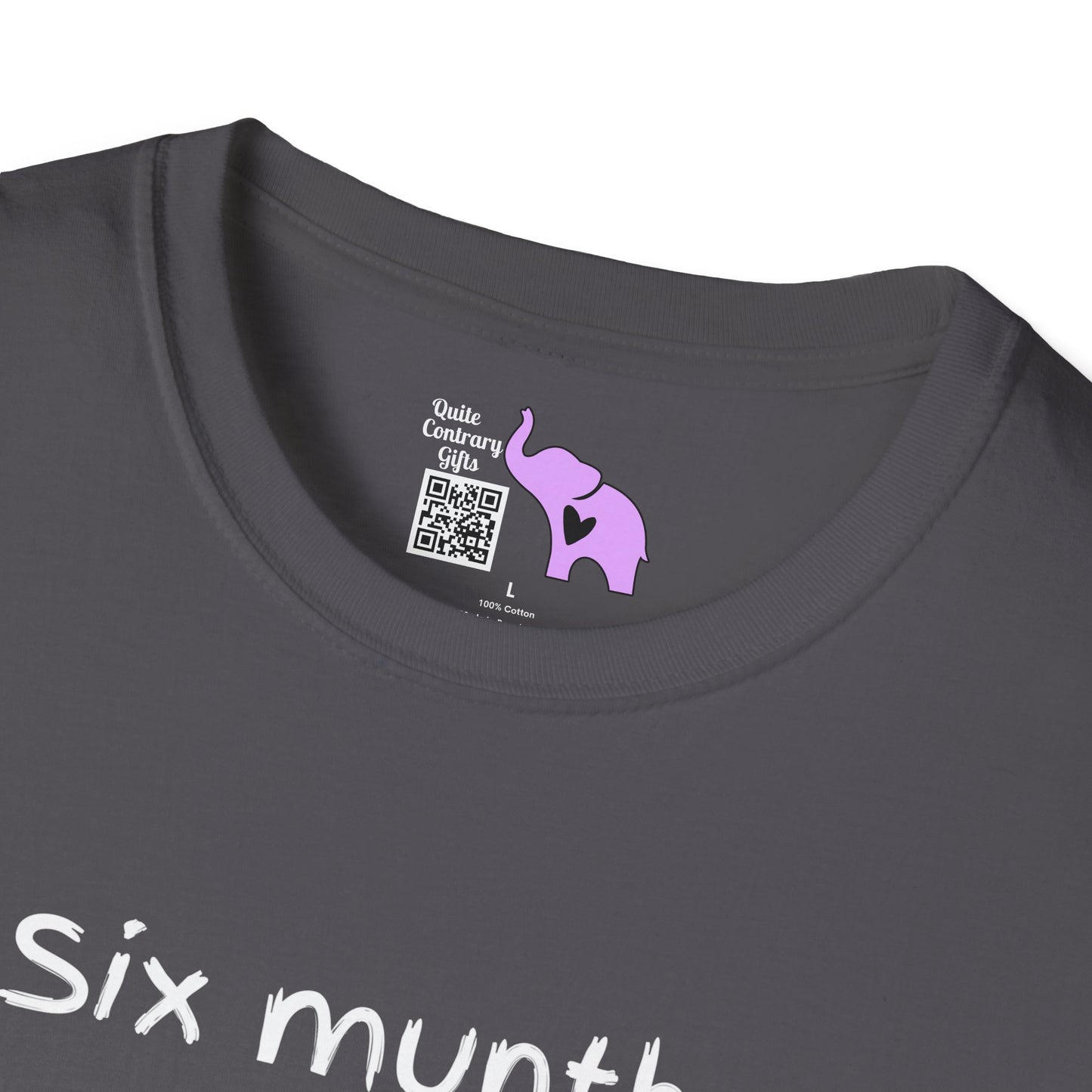 Six Munths Ago I Cudnt Evn Spel Gradjuete... Adult T-shirt