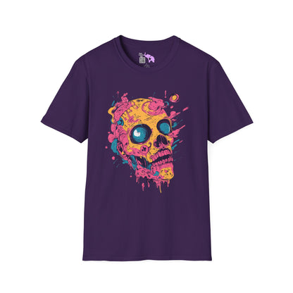 Sleepy Skull Adult T-shirt