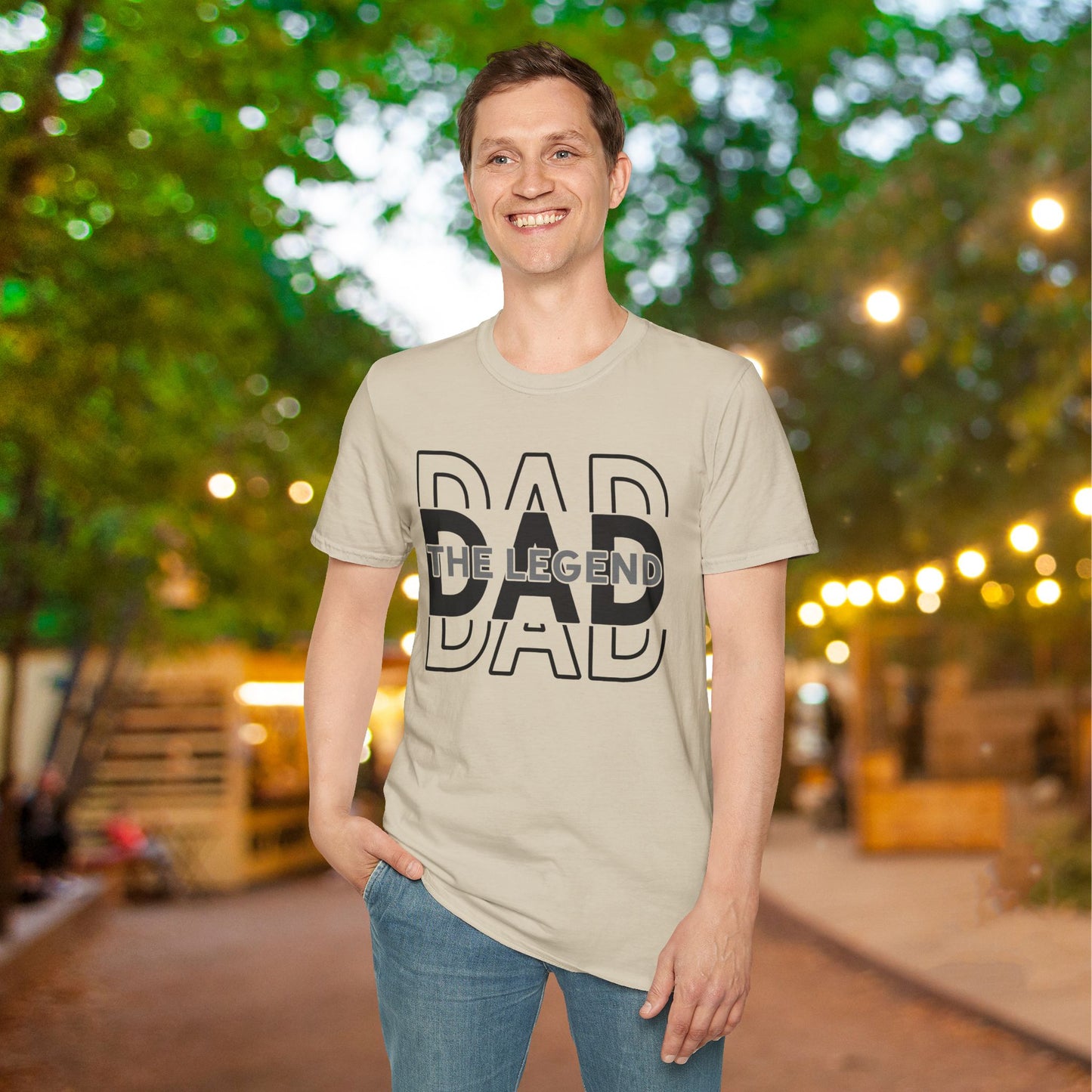 Dad The Legend Adult T-shirt