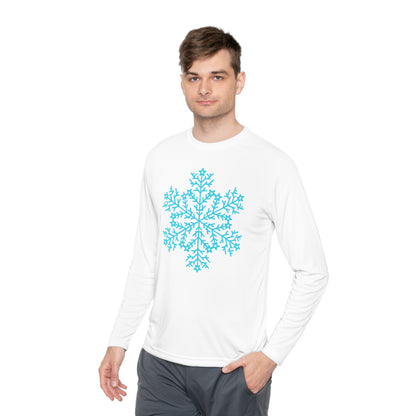 Large Snowflake Adult Long Sleeve Tee