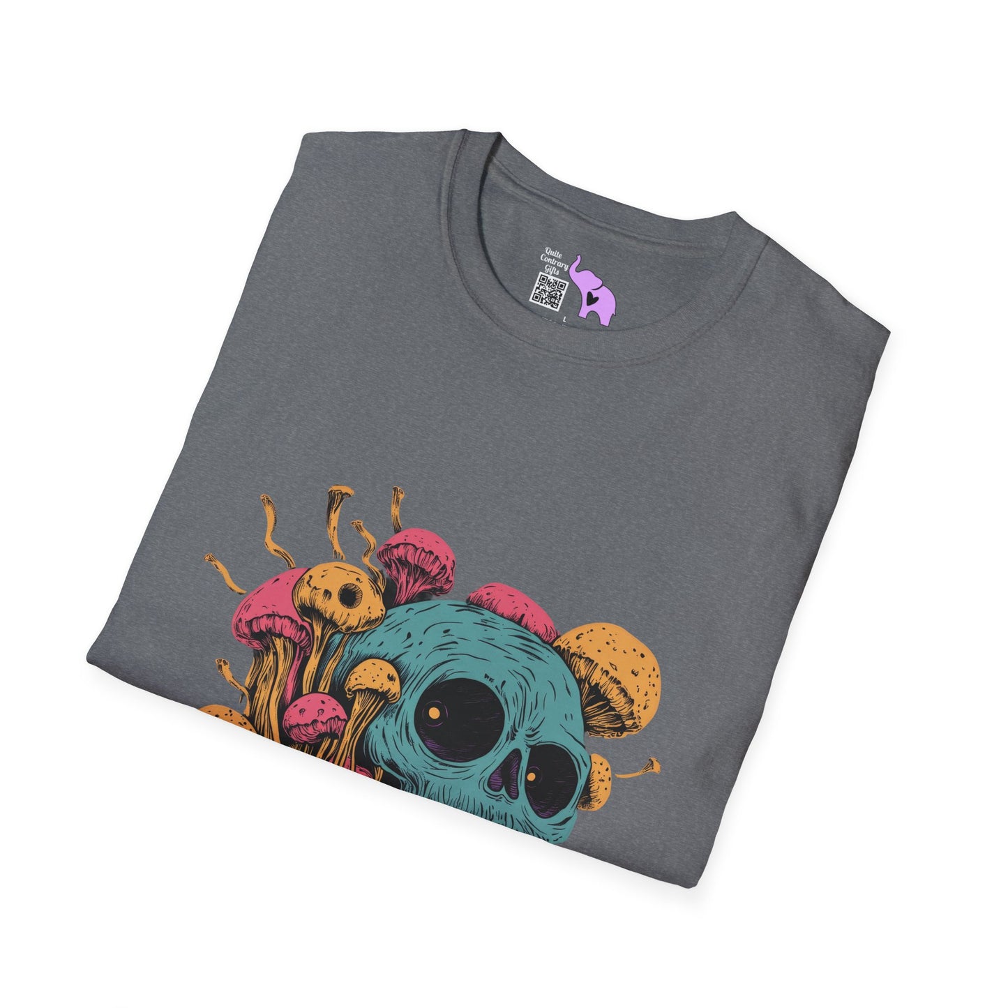 Creepy Mushroom Skull T-shirt