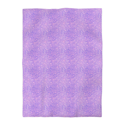 Lavender Crystal Microfiber Duvet Cover