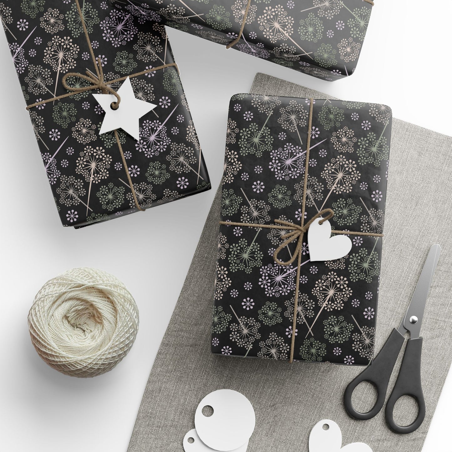 Dandelion Nightfall Wrapping Paper
