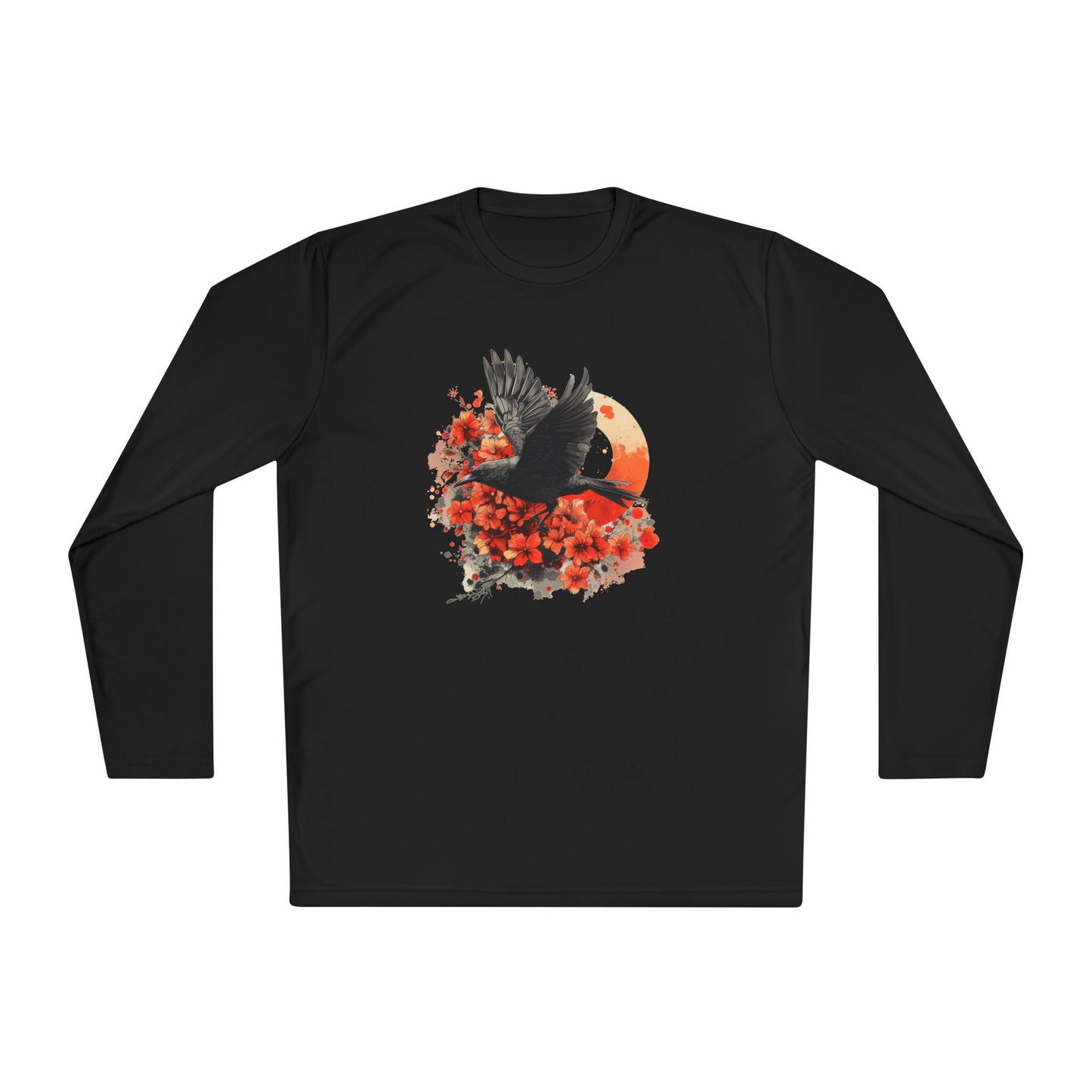Halloween Crows Adult Long Sleeve Tee