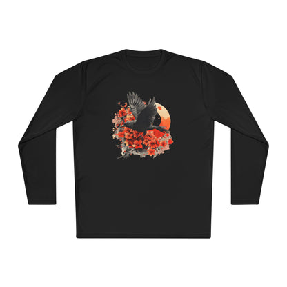 Halloween Crows Adult Long Sleeve Tee