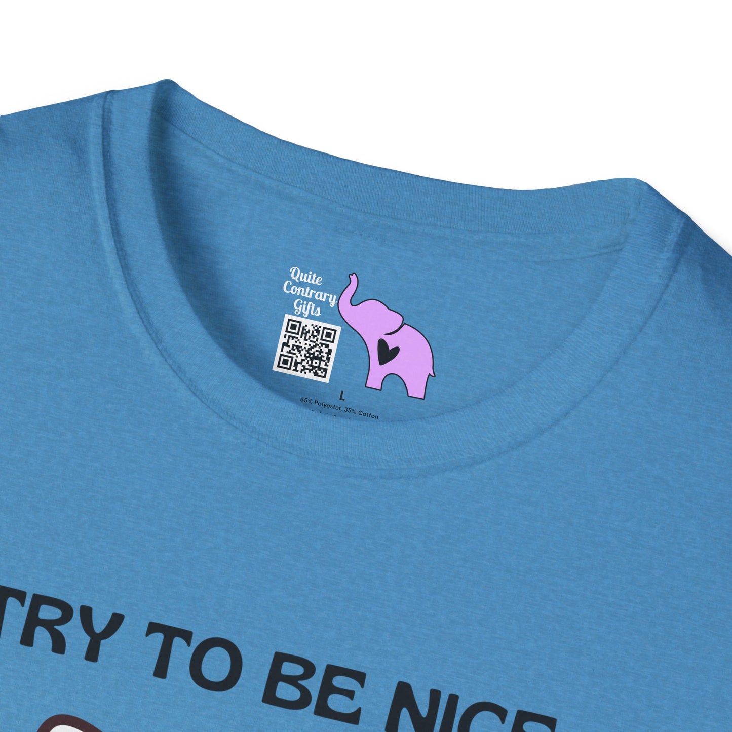 I Try To Be Nice But People Are Stupid Adult T-shirt