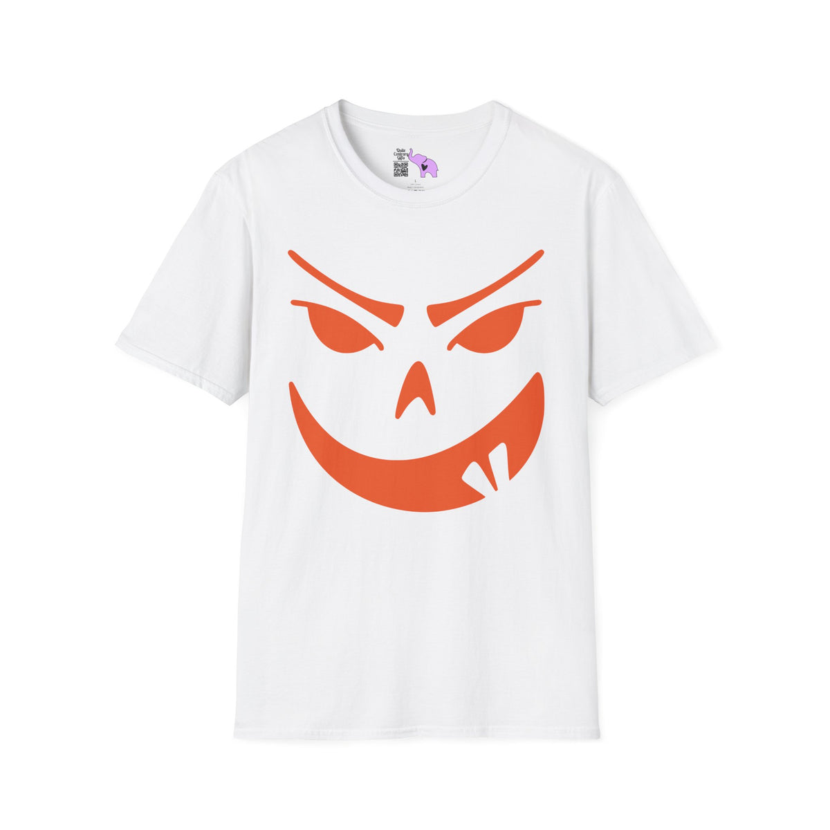 Goofy Grin Jack-O-Lantern Adult T-shirt