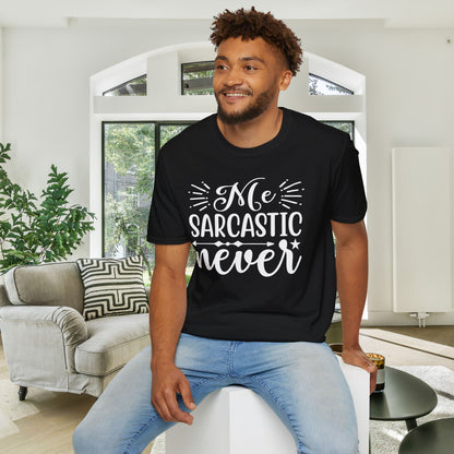 Me Sarcastic Never Adult T-shirt