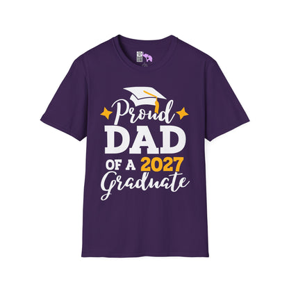 Proud Dad of a 2027 Graduate Adult T-shirt