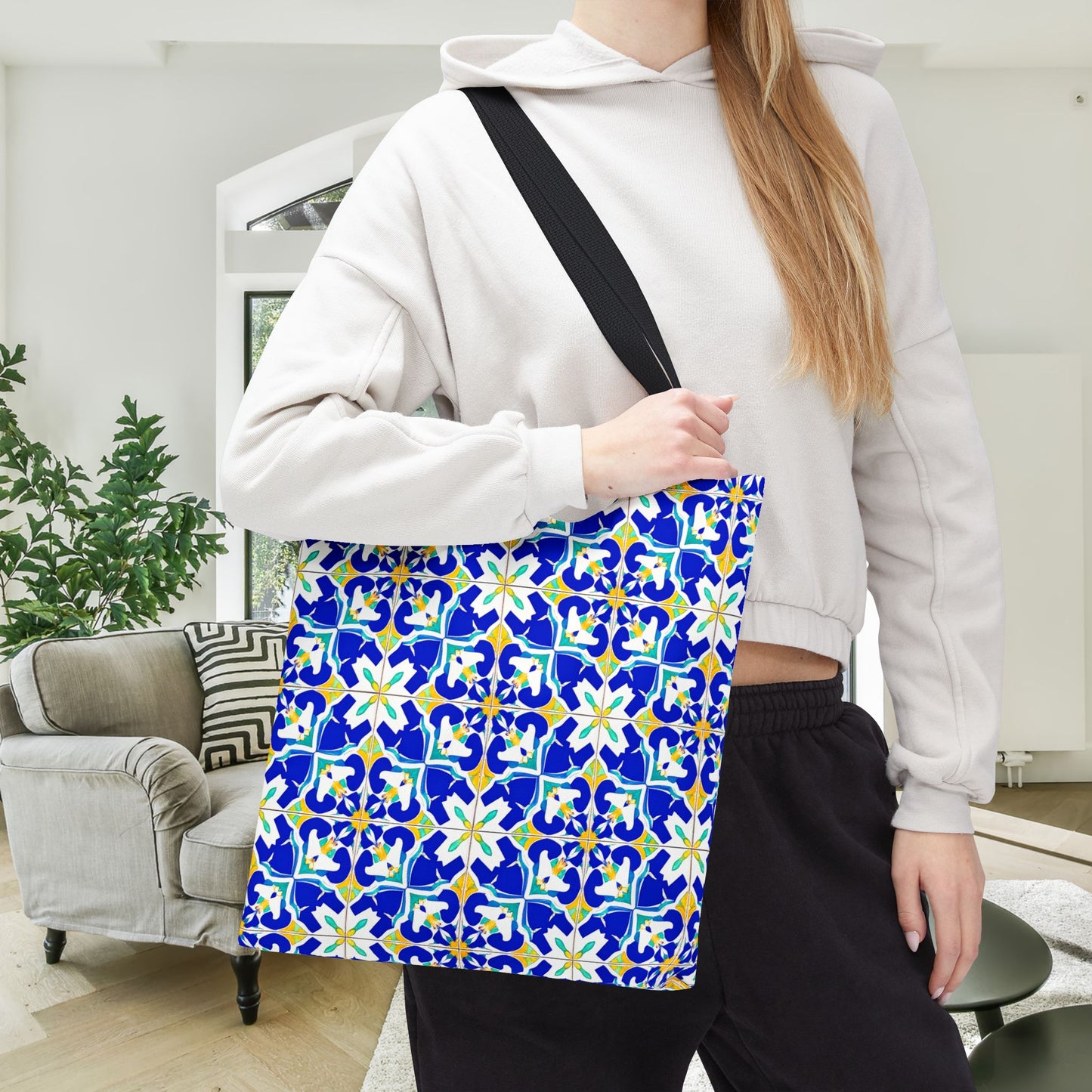 Blue Horizon Canvas Tote Bag
