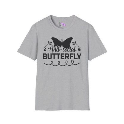 Anti-Social Butterfly Adult T-shirt