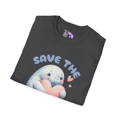 Save The Floaty Potatoes (Manatee) Adult T-shirt
