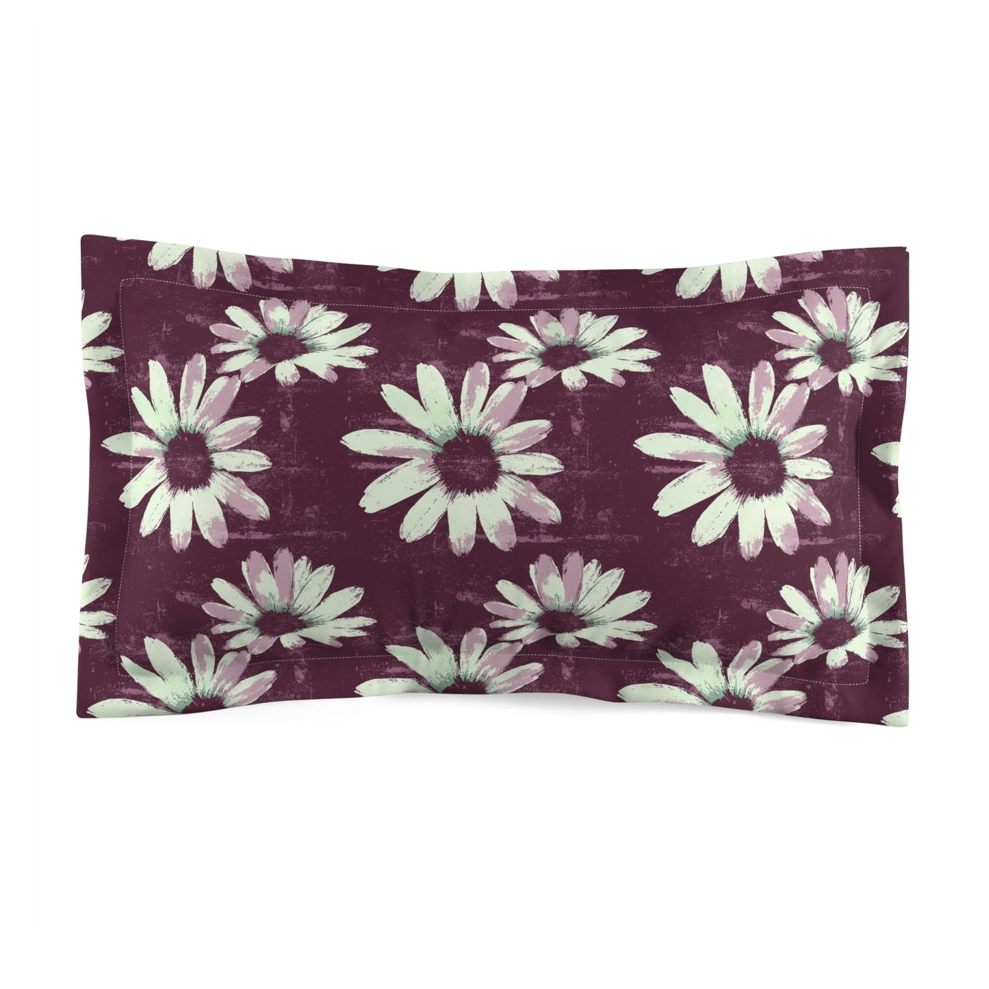 Purple Tide Petals Pillow Sham