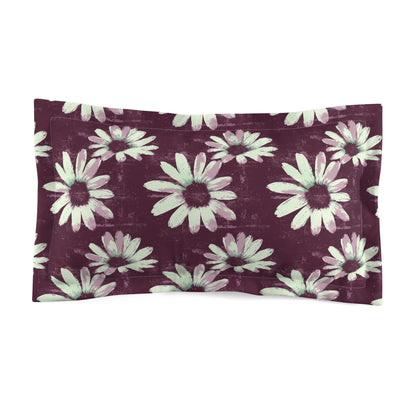 Purple Tide Petals Pillow Sham