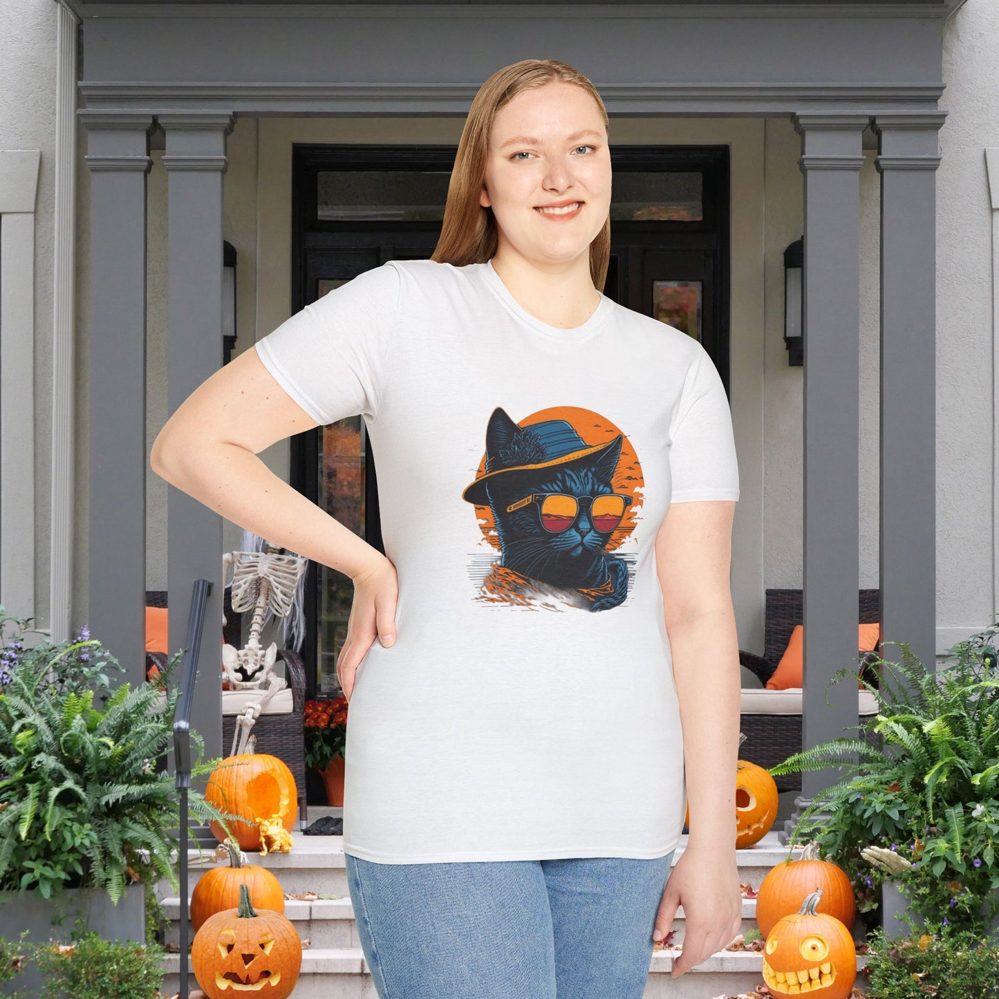 Too Cool Cat Adult T-shirt