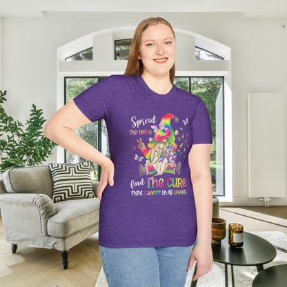 Gnome Spread the Hope Find the Cure All Colors 17 Adult T-shirt