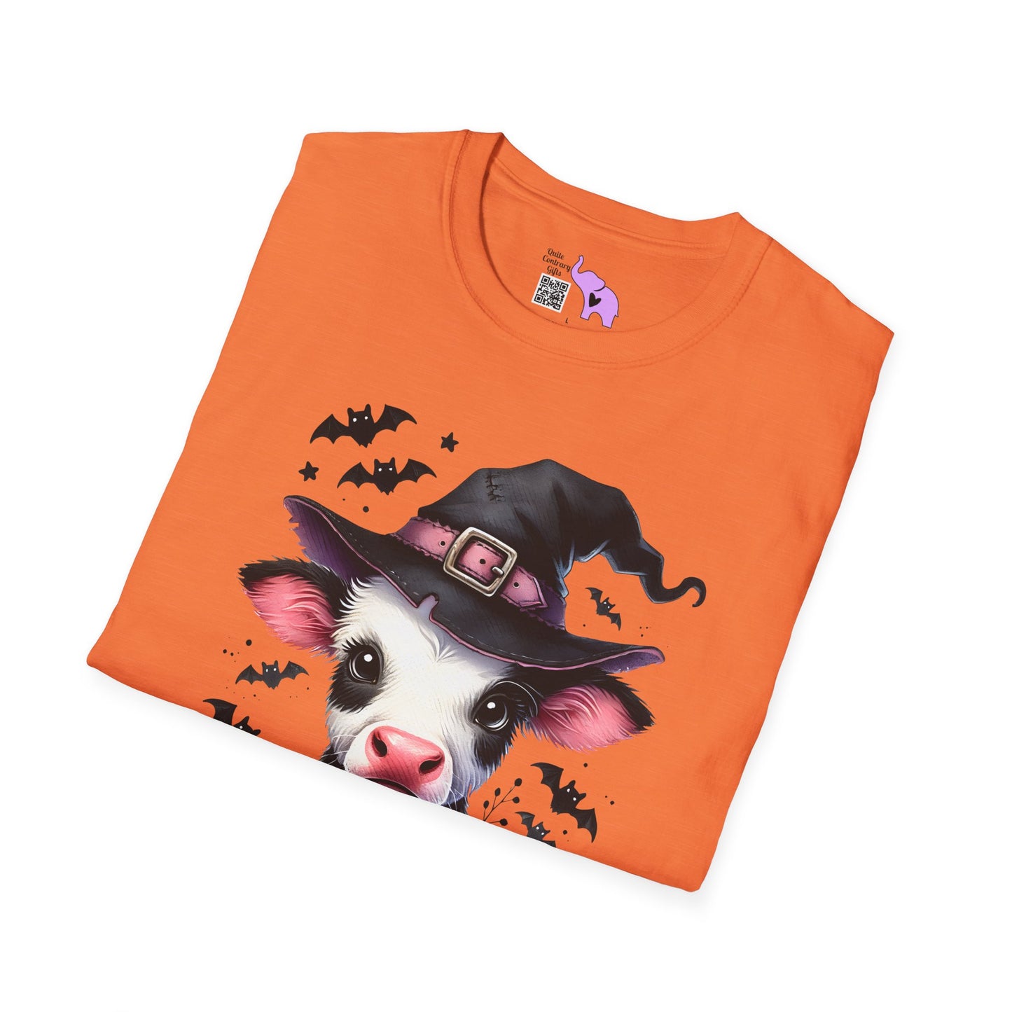 Moo...I Mean Boo Baby Cow Adult T-shirt