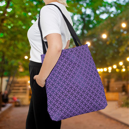Amethyst Interlock Canvas Tote Bag