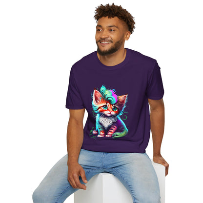 Cute Colorful Kitten 2 T-shirt