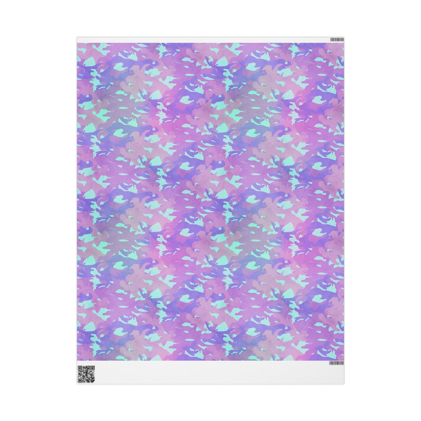 Lavender Mist Camo Wrapping Paper