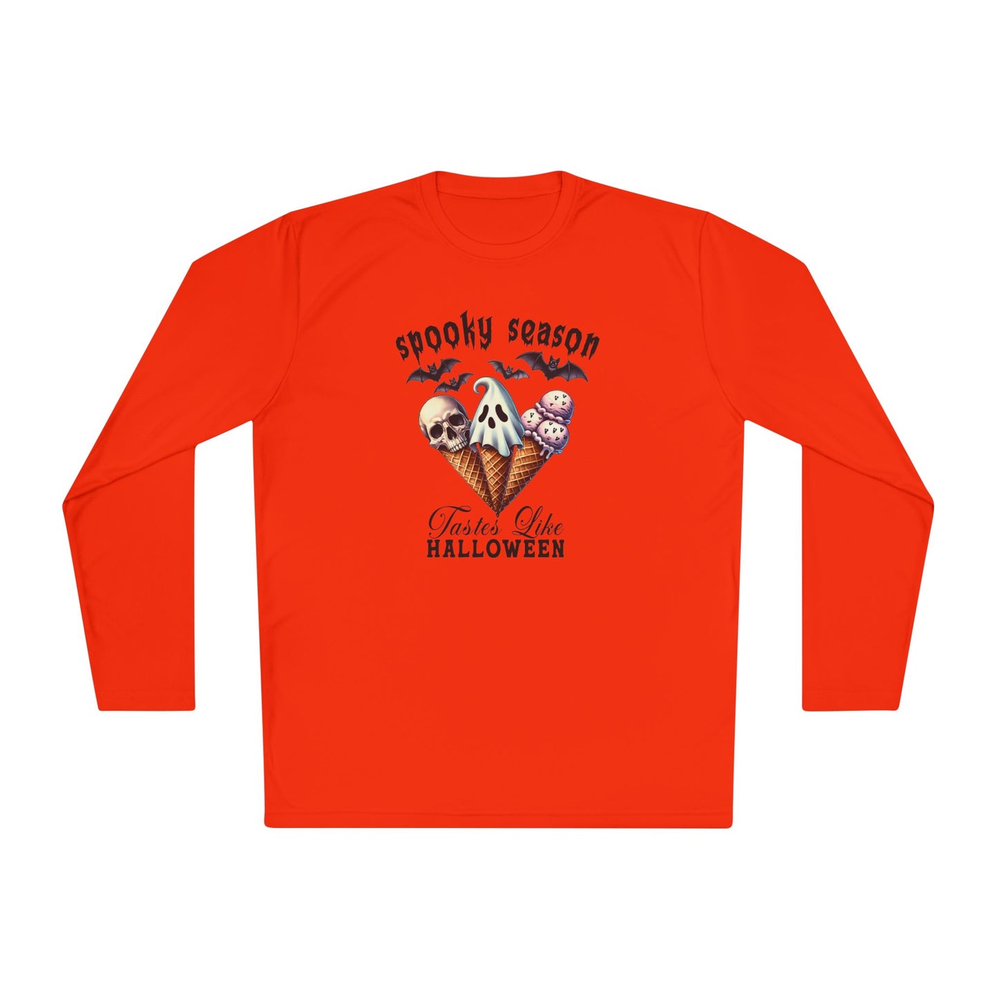 Spooky Season Tastes Like Halloween Lightweight Long Sleeve Tee