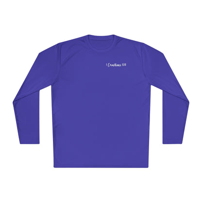 ""Try Jesus Not Me 1 Corinthians 15:10 Adult Long Sleeve Tee